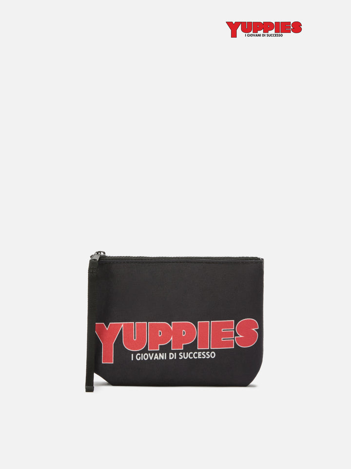 Pochette Aline effetto lana con stampa YUPPIES | YUPPIES SPECIAL EDITION