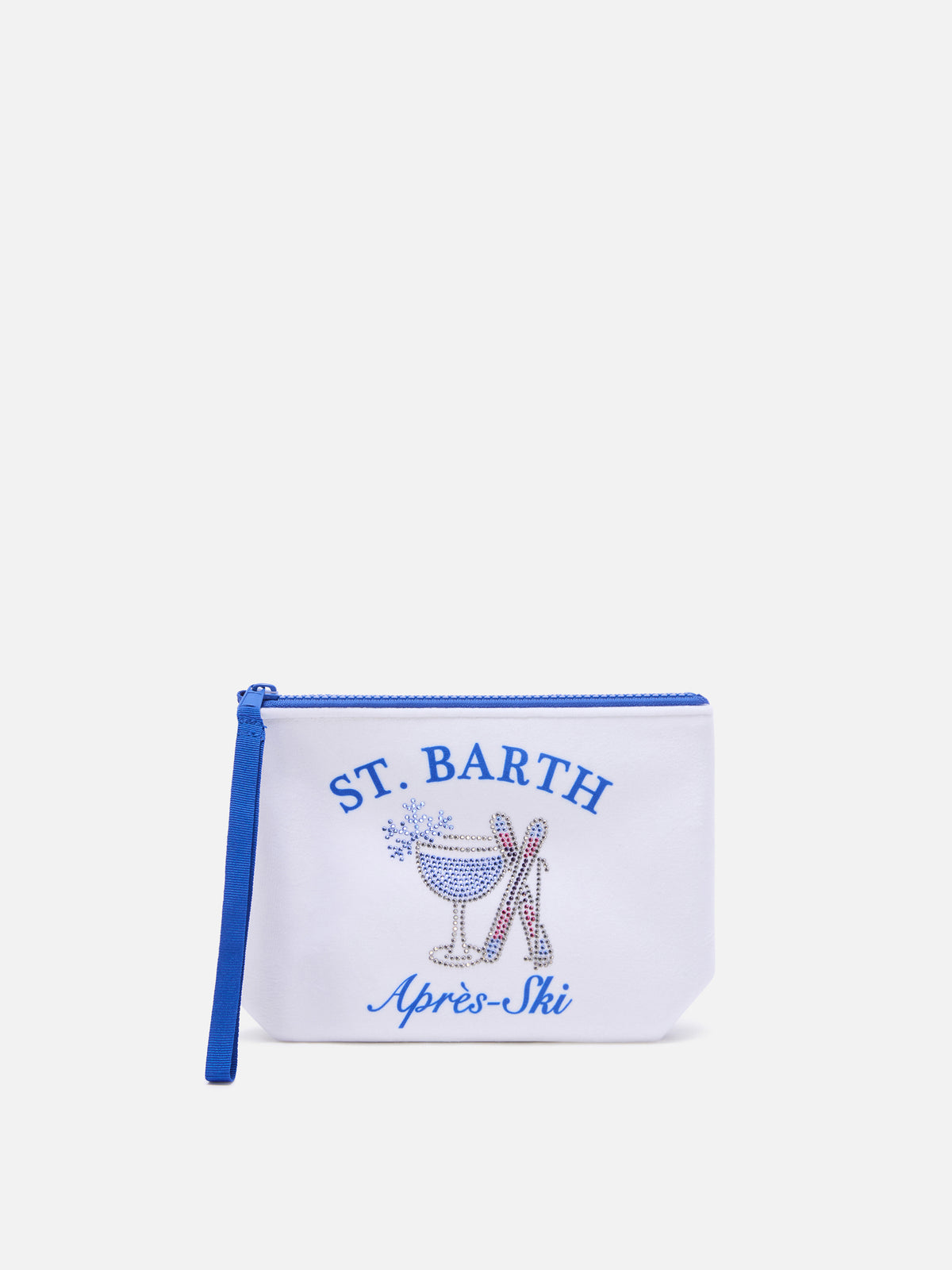 pochette blanc cassé Aline avec imprimé Après Ski et strass 