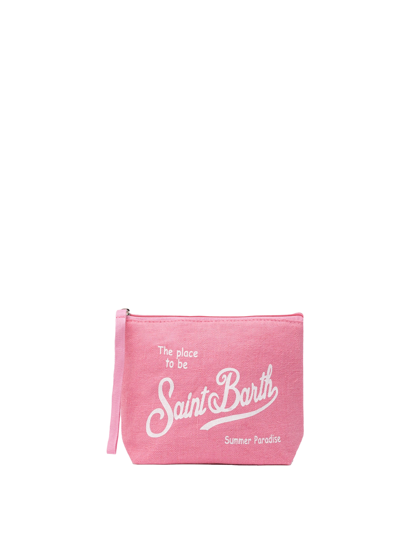 Pochette Aline in lino rosa