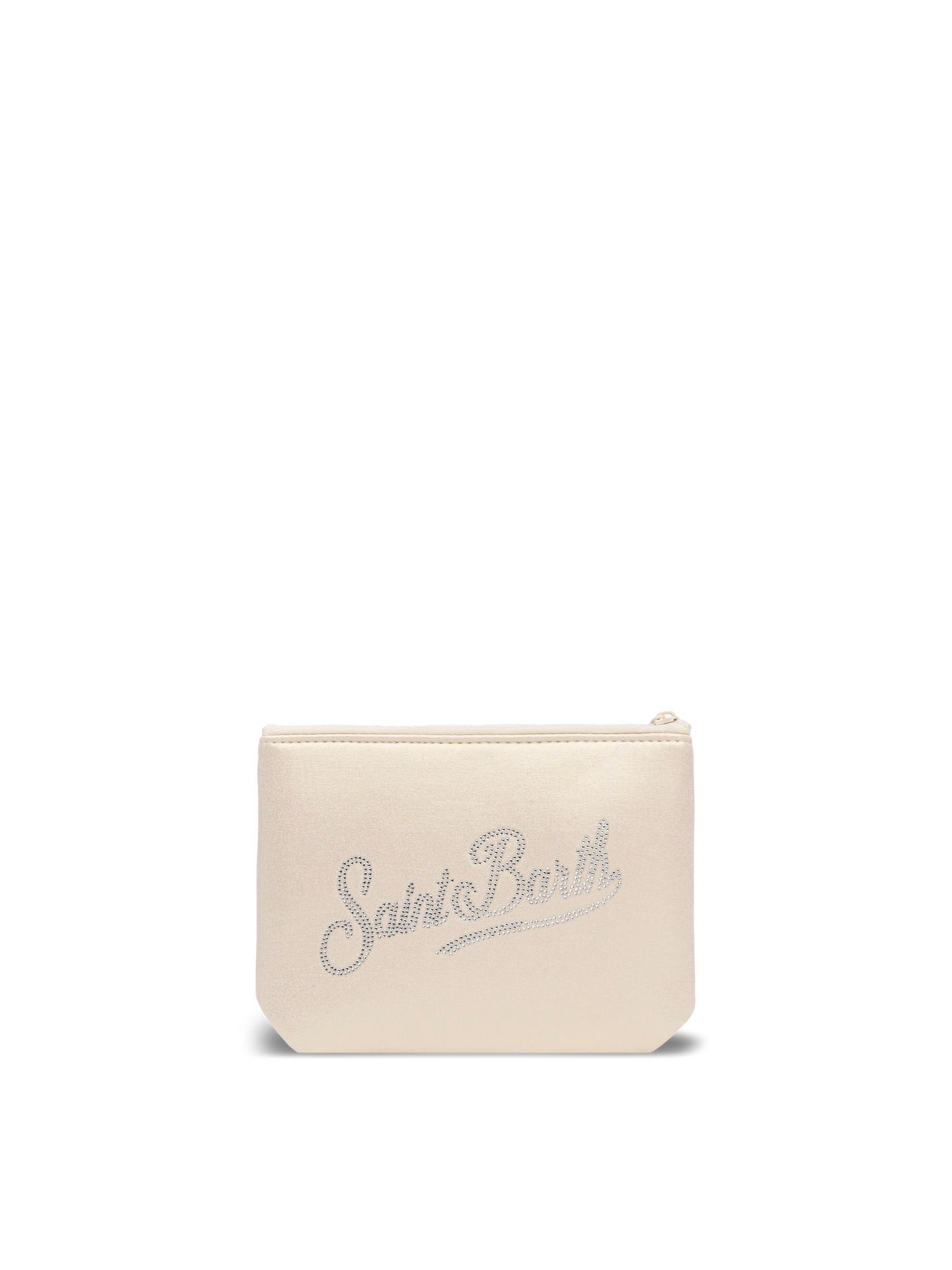 Aline Shiny beige pochette with rhinestones - MC2 Saint Barth