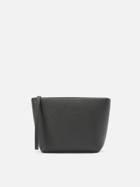 Aline Pouch in black leather