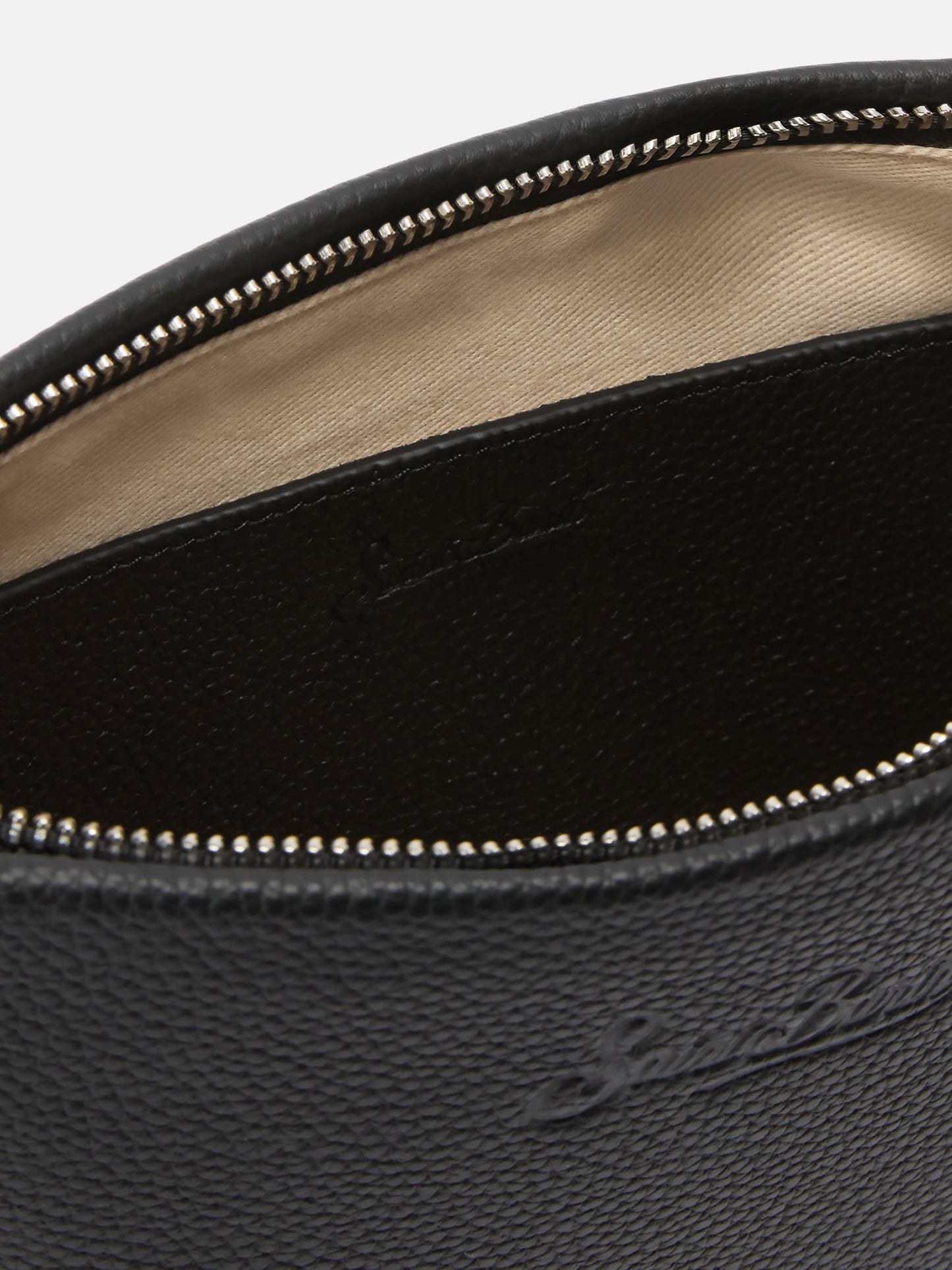 Aline Pouch in black leather