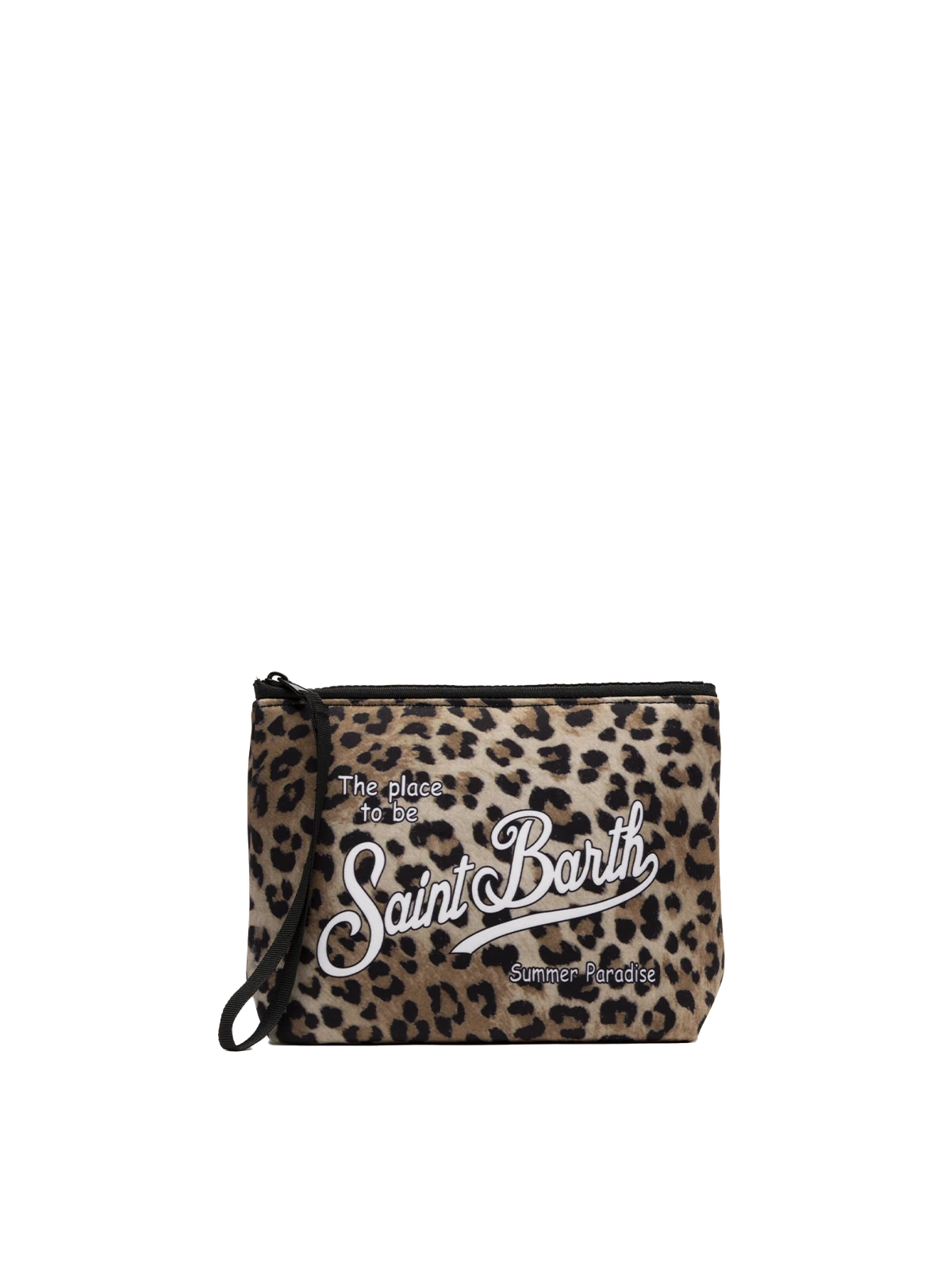 Aline scuba pochette with animalier print