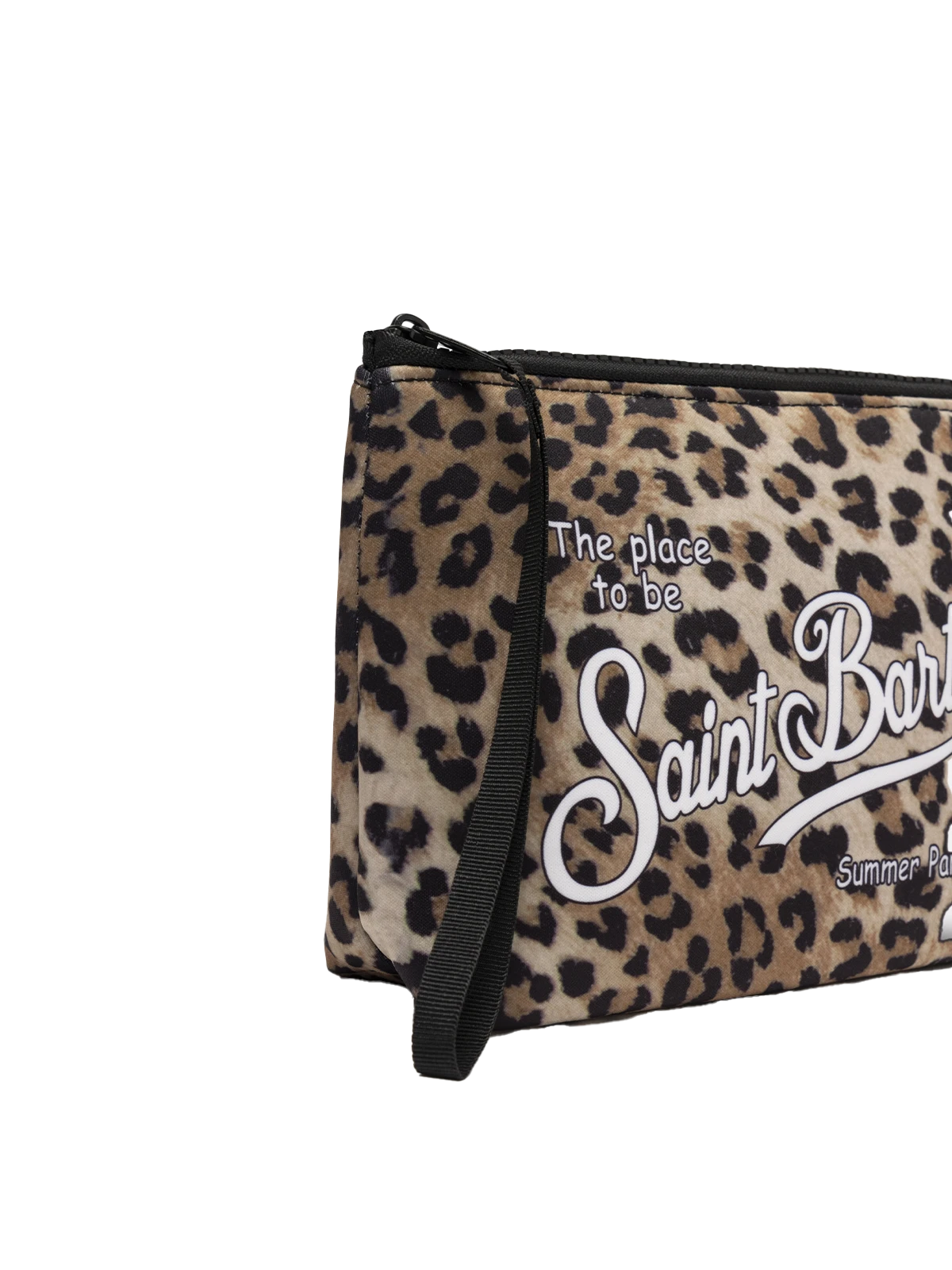 Aline scuba pochette with animalier print