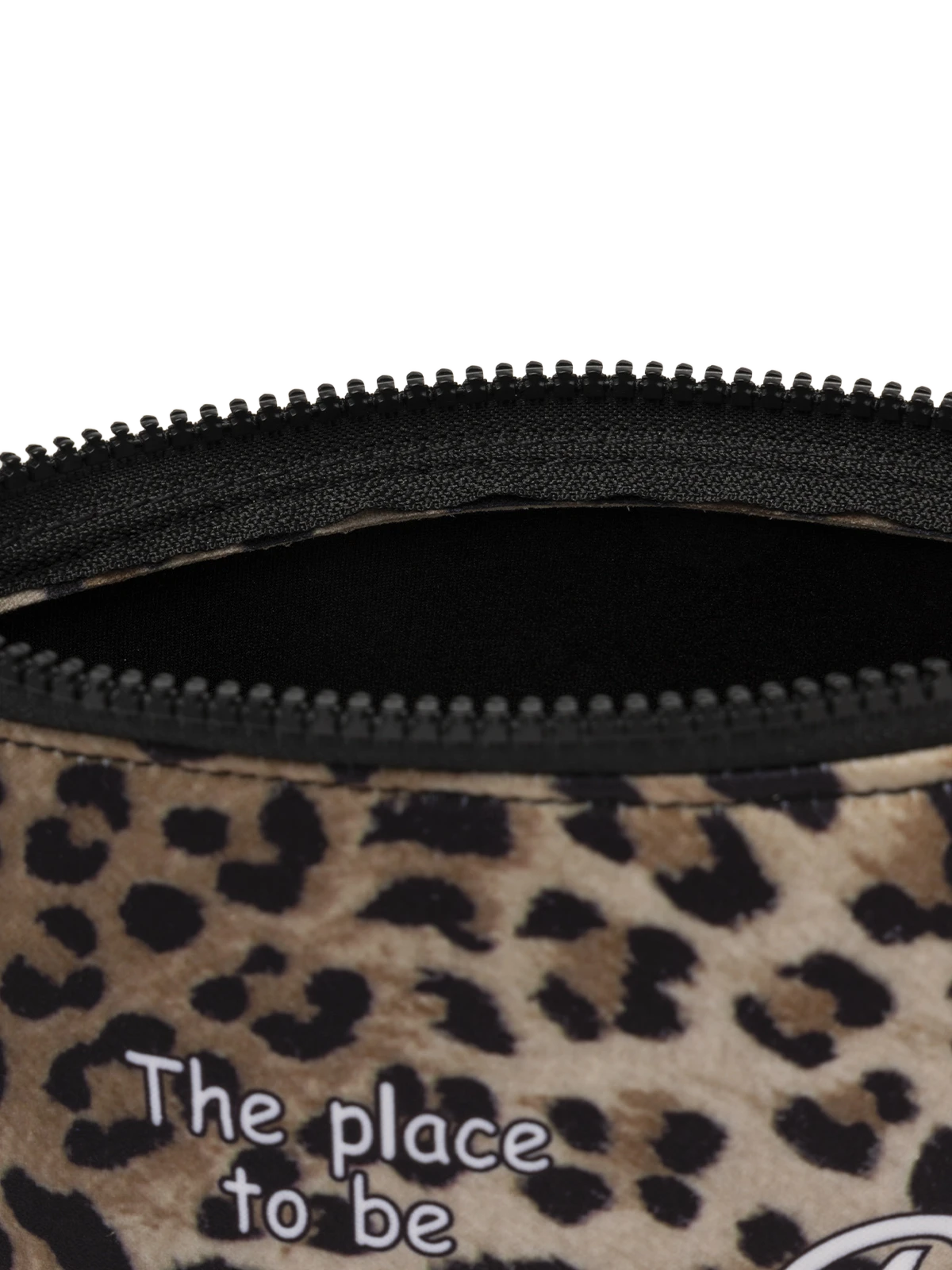 Aline scuba pochette with animalier print