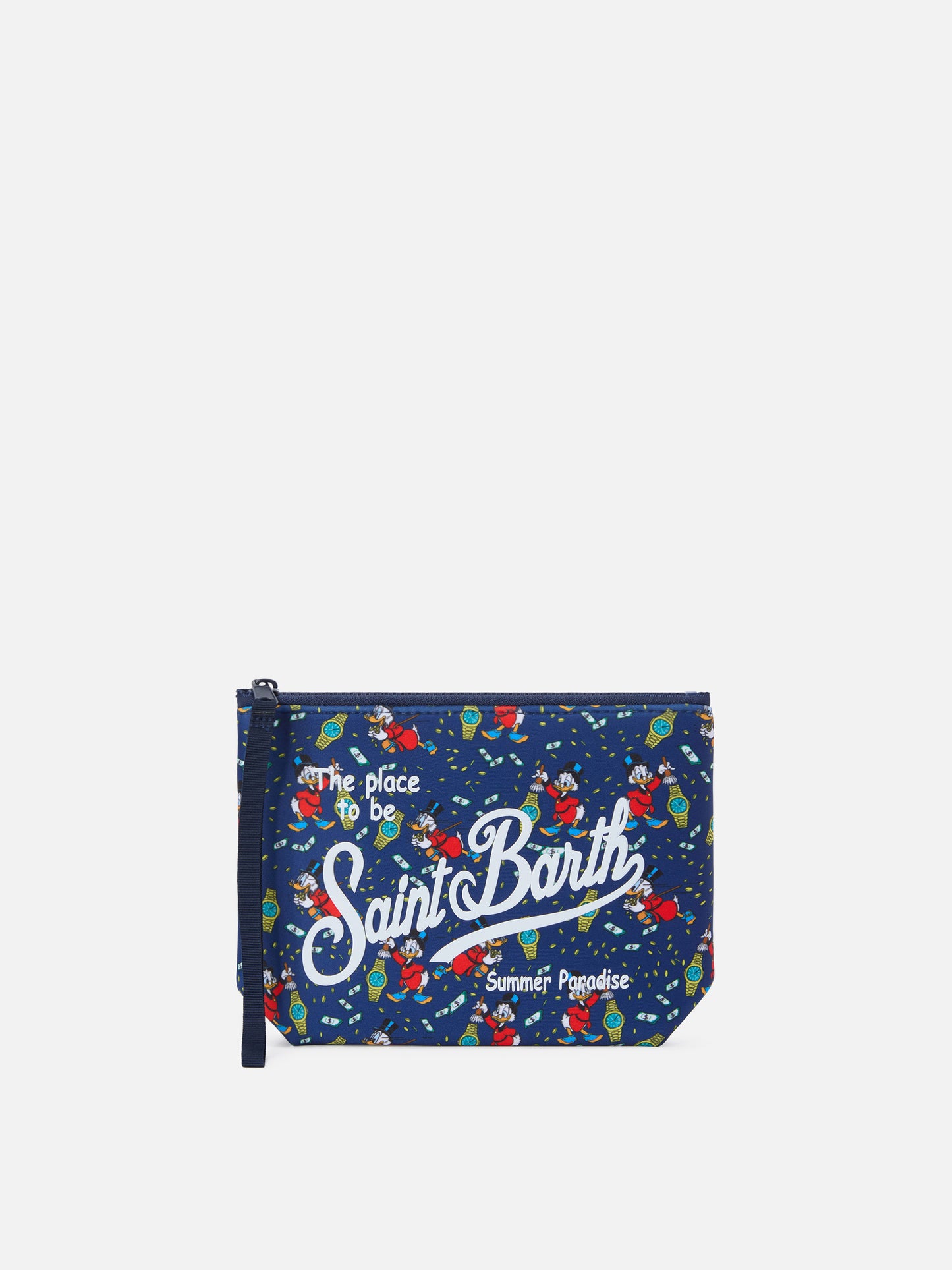 Aline scuba pouch with Scrooge Watch print | Special Edition