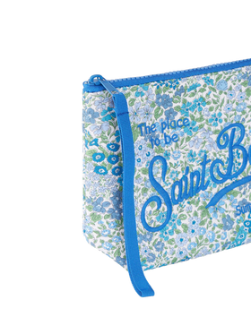 Aline scuba pochette with Joanna Luise print | MADE WITH LIBERTY FABRIC - MC2 Saint Barth