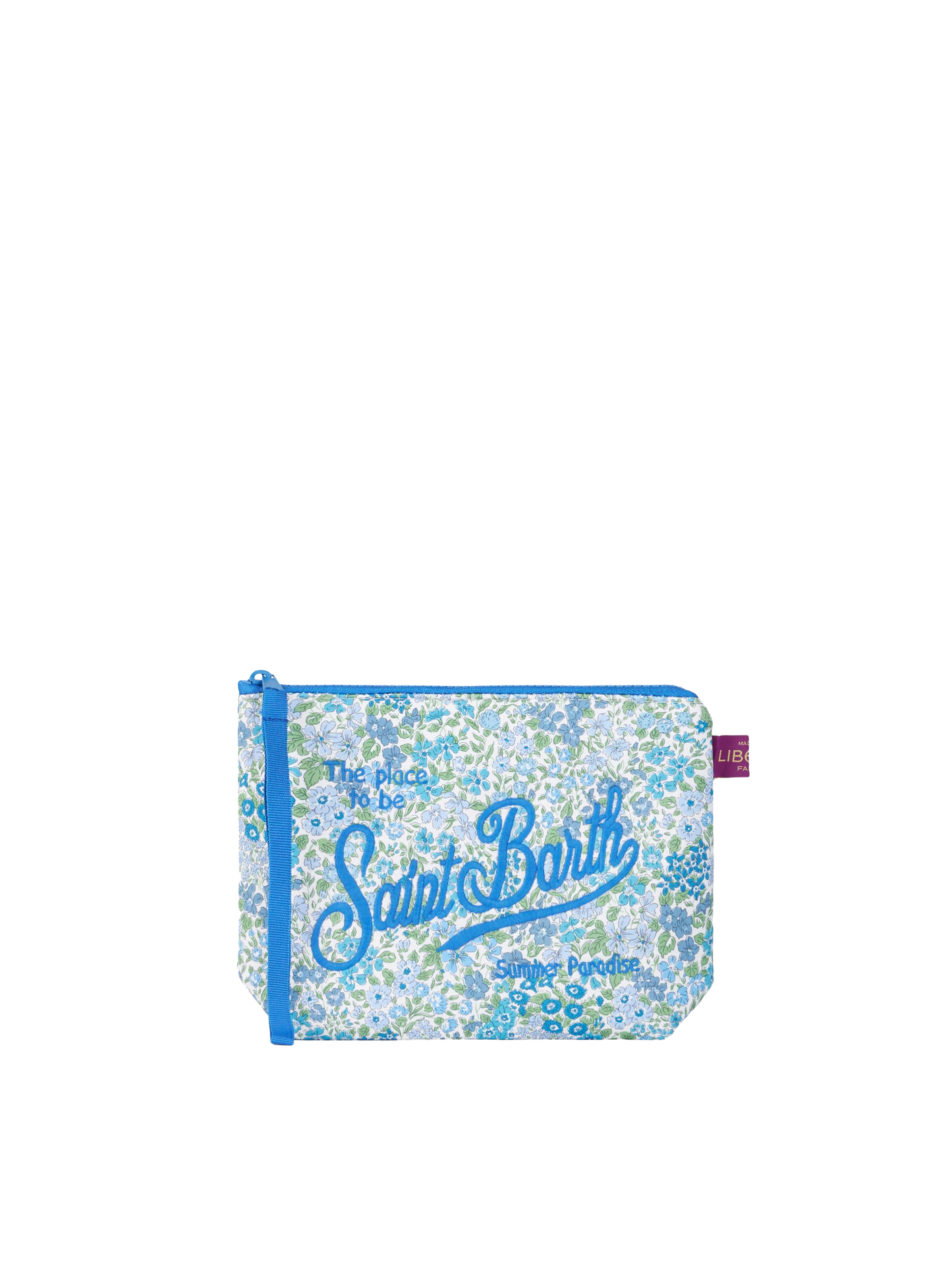 Aline scuba pochette with Joanna Luise print | MADE WITH LIBERTY FABRIC - MC2 Saint Barth