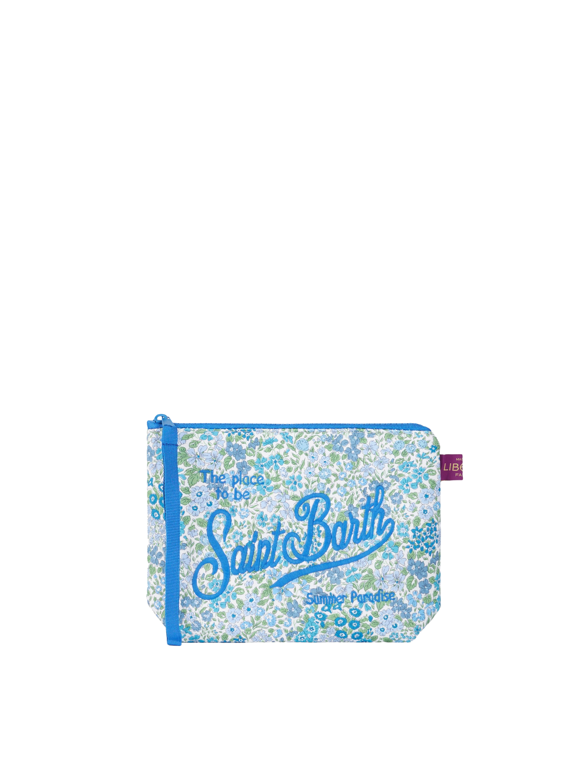 Aline scuba pochette with Joanna Luise print | MADE WITH LIBERTY FABRIC - MC2 Saint Barth