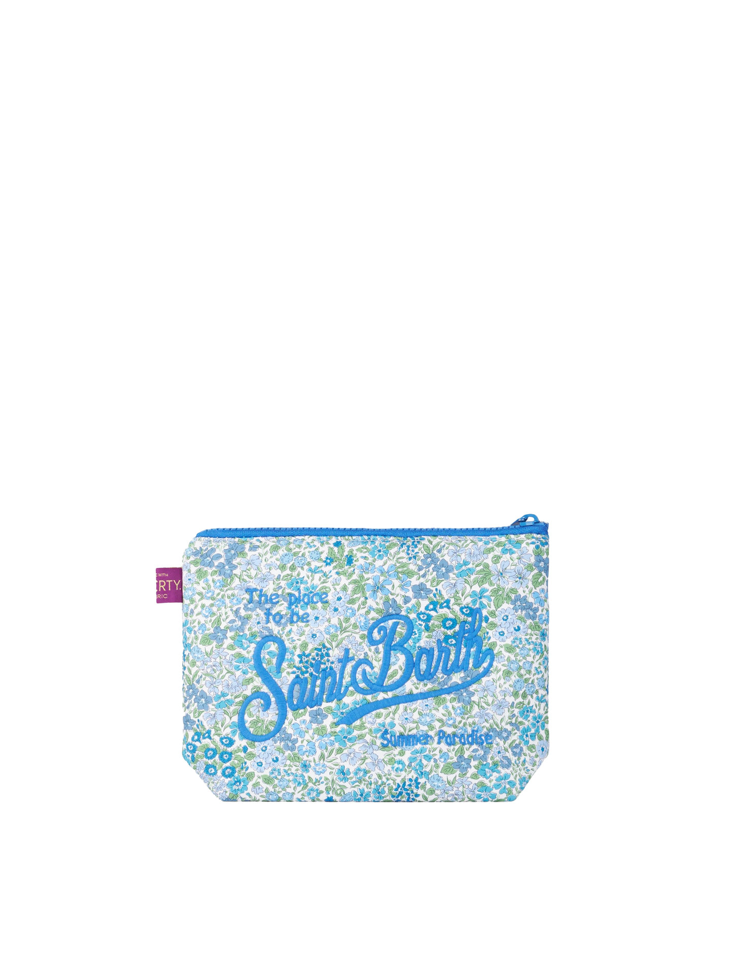 Aline scuba pochette with Joanna Luise print | MADE WITH LIBERTY FABRIC - MC2 Saint Barth