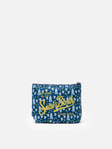 Aline Scuba-Pochette mit Spirituosen-Print