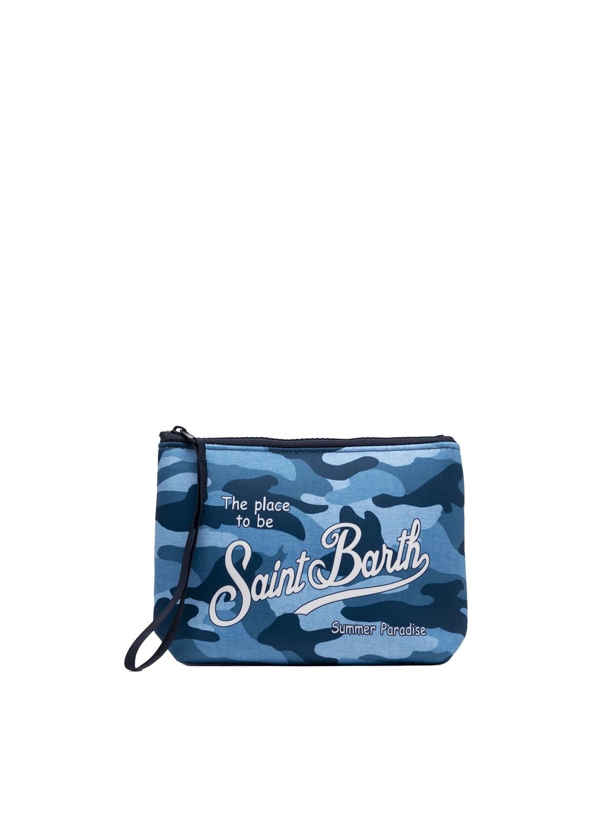 Aline scuba pochette with camouflage print