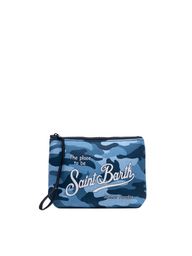 Aline scuba pochette with camouflage print