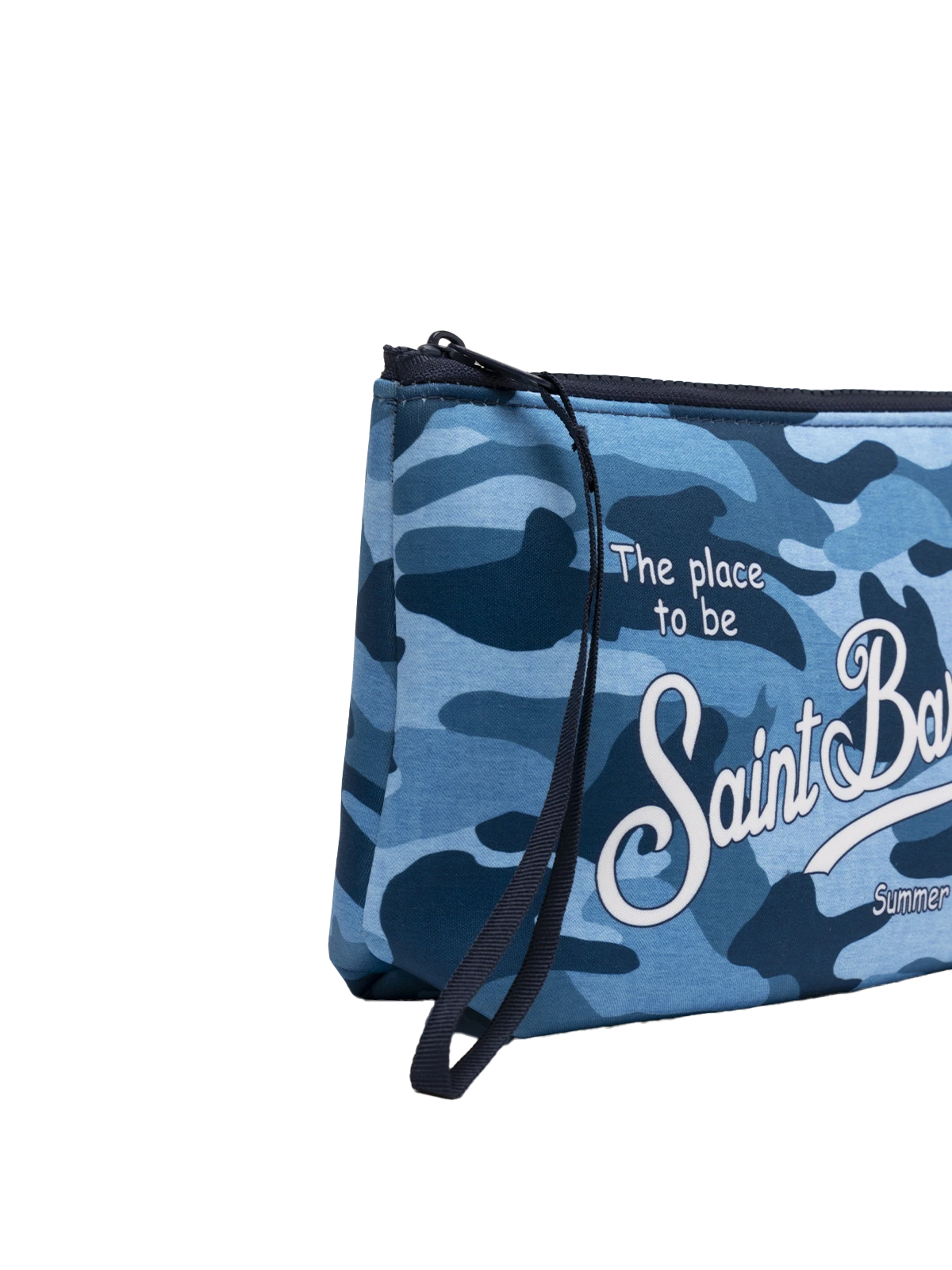 Aline scuba pochette with camouflage print
