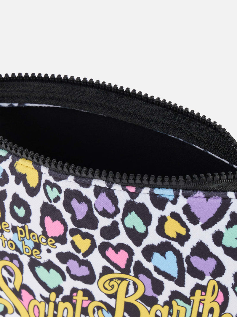 Pochette Aline in scuba animalier