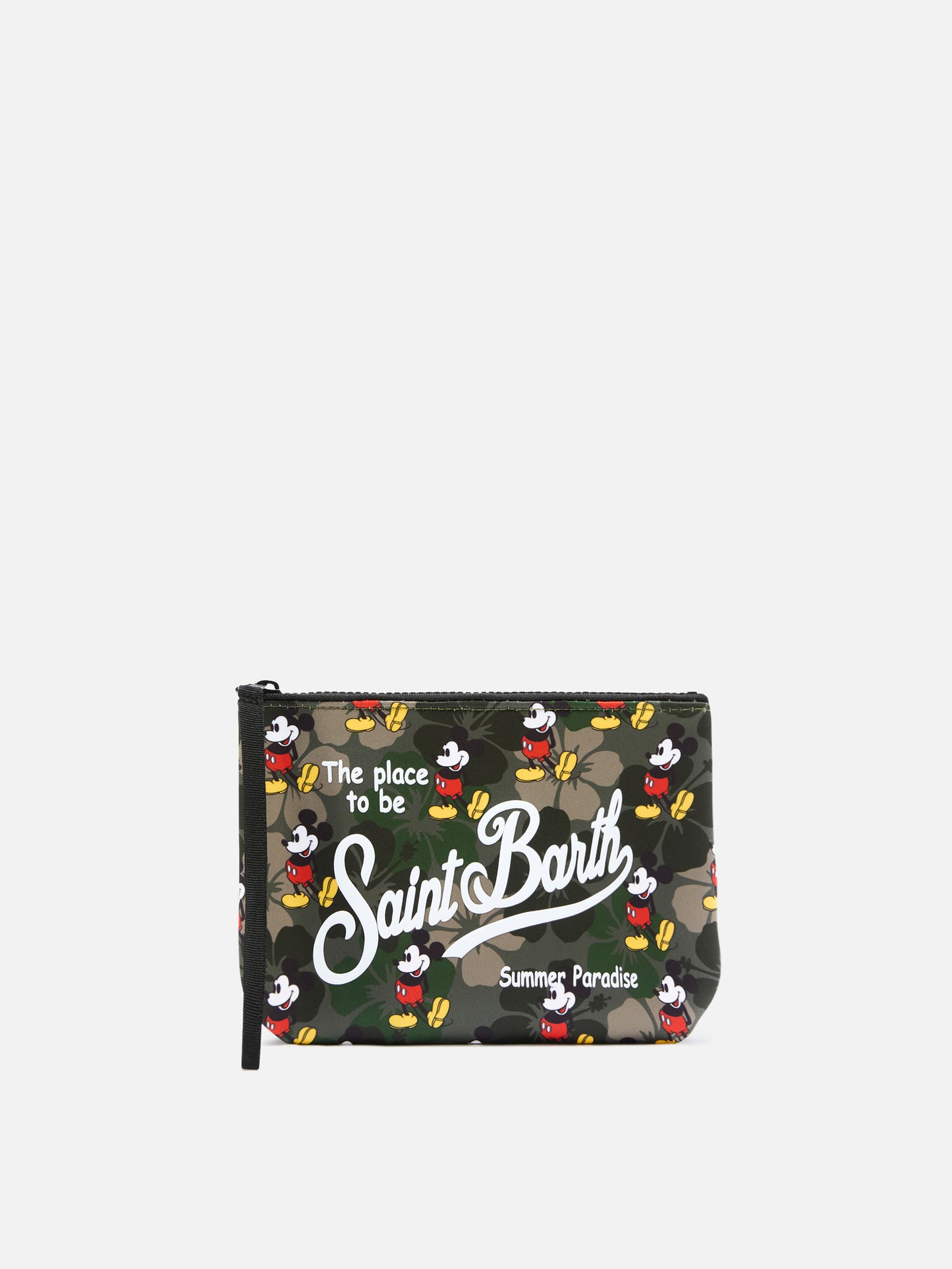 Aline scuba pouch with Mickey hibiscus print | DISNEY SPECIAL EDITION