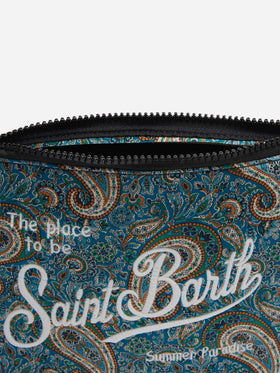Scuba-Pochette Aline mit Lee Manor-Aufdruck | HERGESTELLT AUS LIBERTY-STOFF
