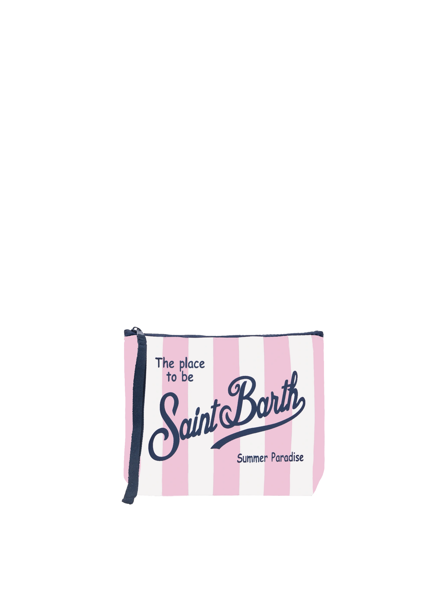 Aline scuba pochette with striped print
