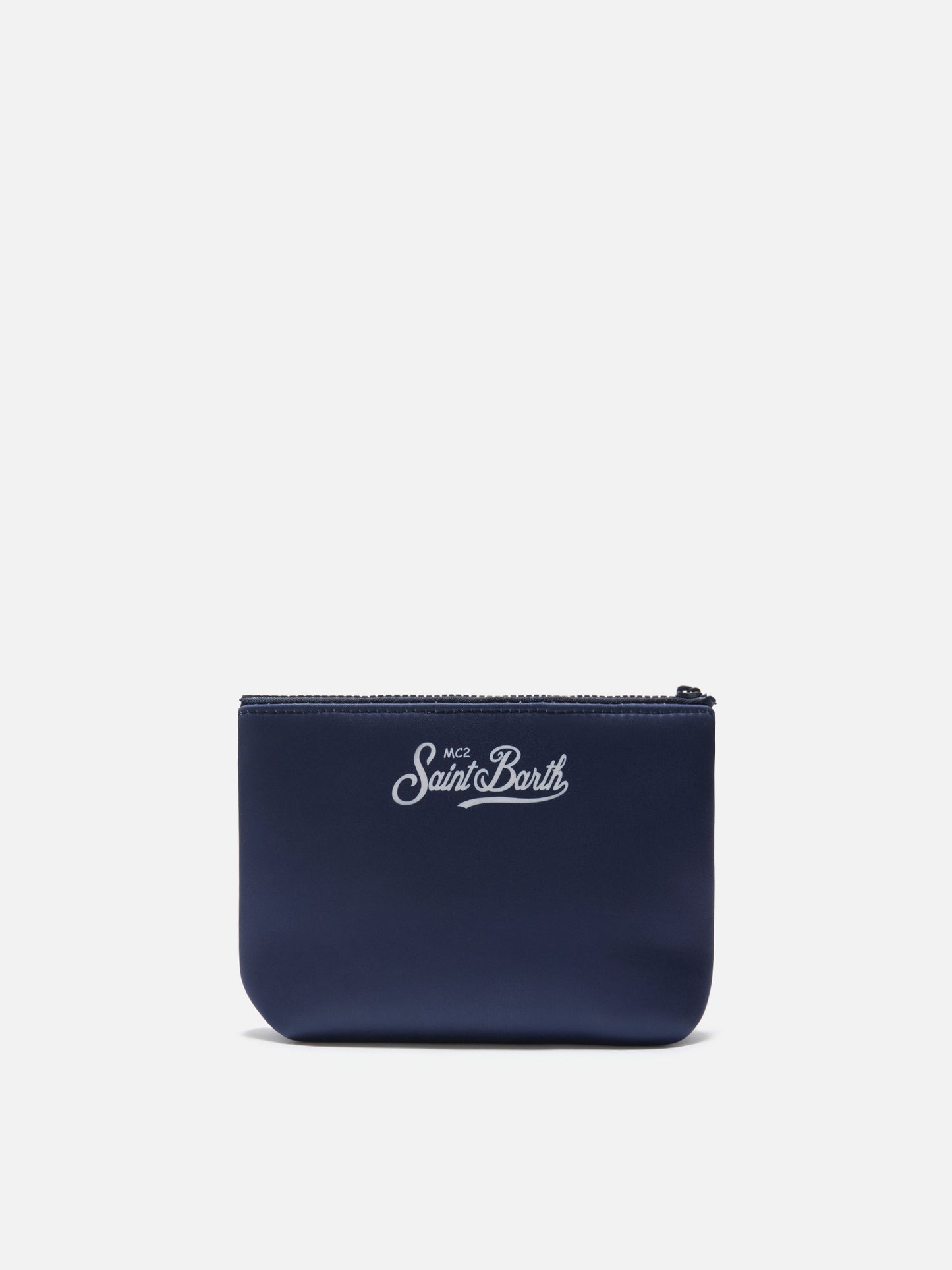 Pochette Aline in scuba blu con ricamo Cigarette Racing Team | Special Edition