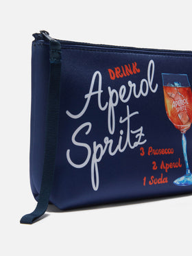 Pochette Aline in scuba con stampa Ricetta Spritz