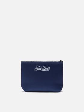 Pochette Aline in scuba con stampa Ricetta Spritz