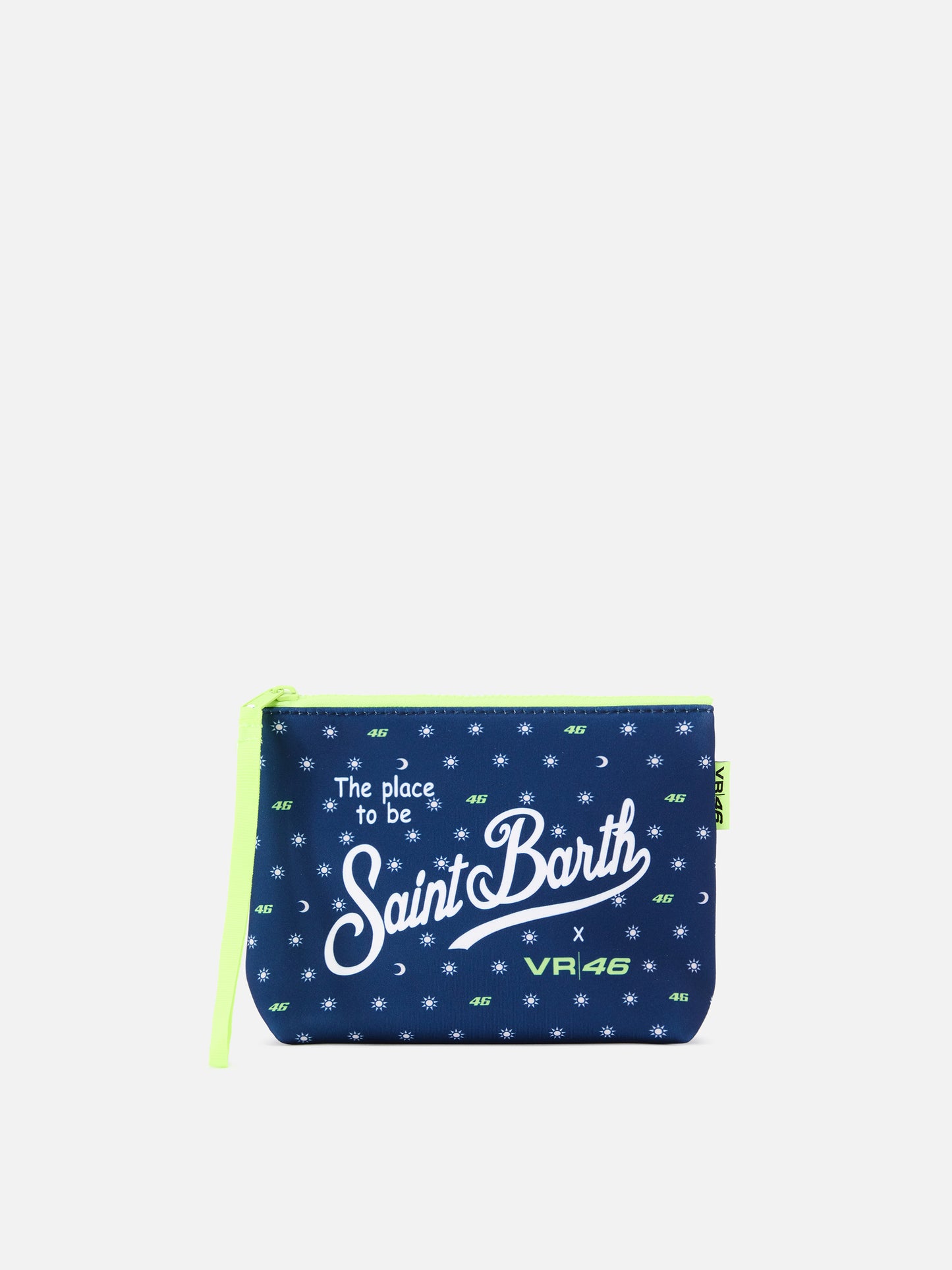 Pochette scuba Aline azul marino con estampado VR46 Limited Edition | VR46 SPECIAL EDITION 