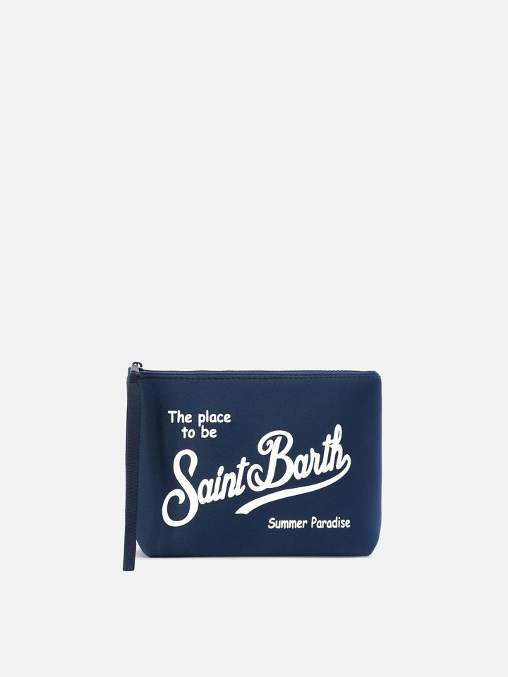 Blue navy Scuba Pochette