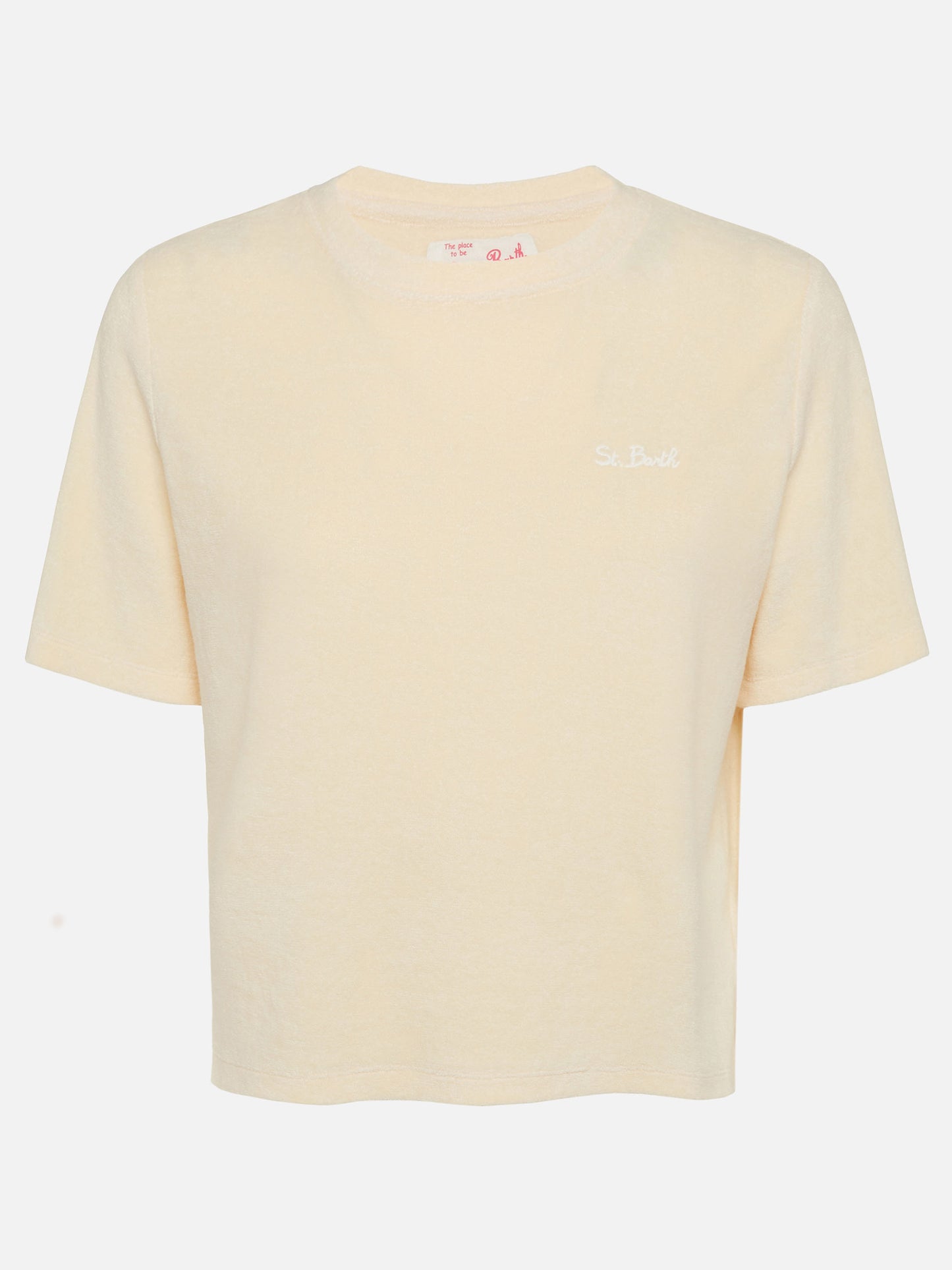 Beige terry cotton t-shirt Aleja