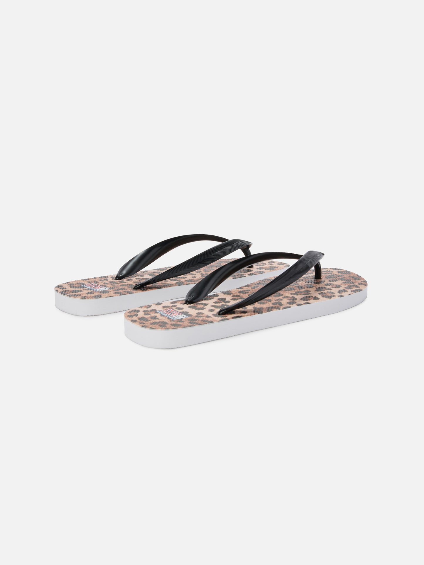 Infradito Alma slip-on in gomma con stampa leopardata