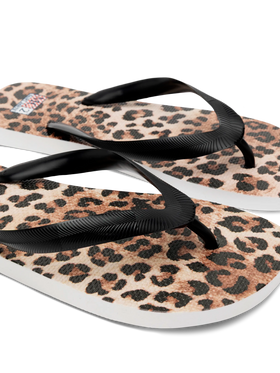 Alma Flip-Flops mit Animalier-Print