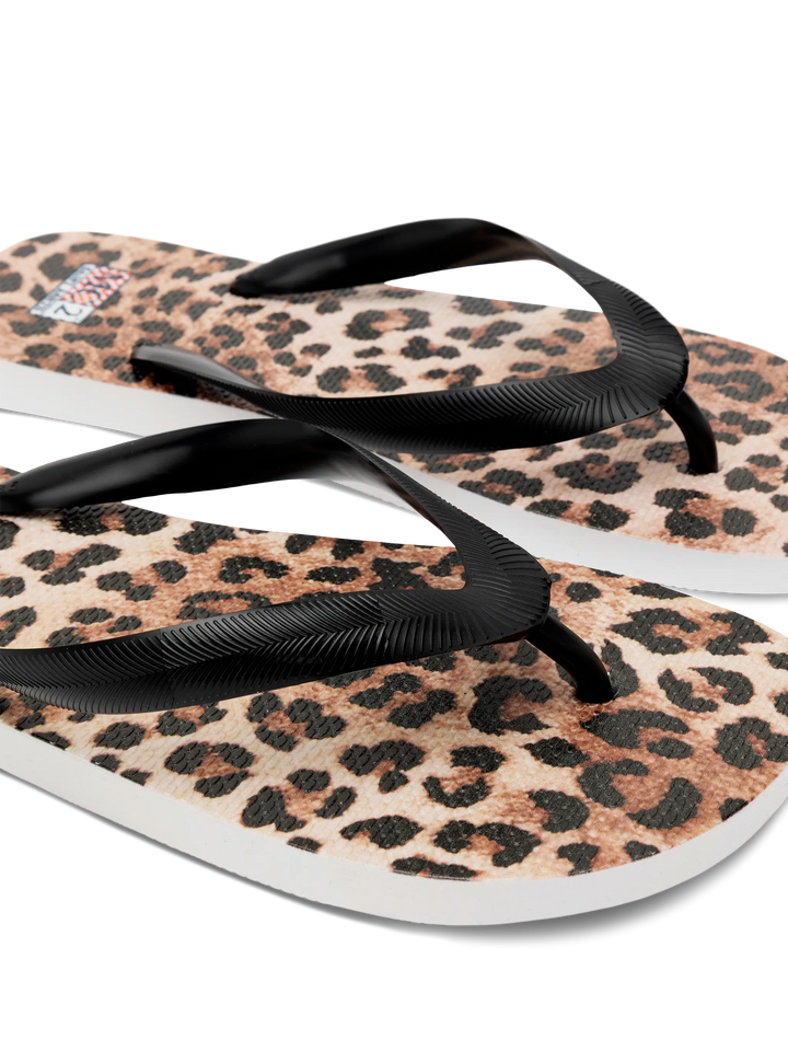 Alma Flip-Flops mit Animalier-Print