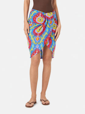 Falda midi multicolor Amanda 