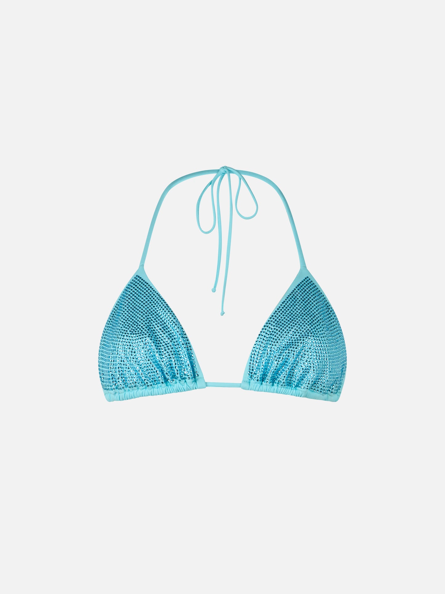 Woman triangle top swimsuit Annabelle with rhinestones