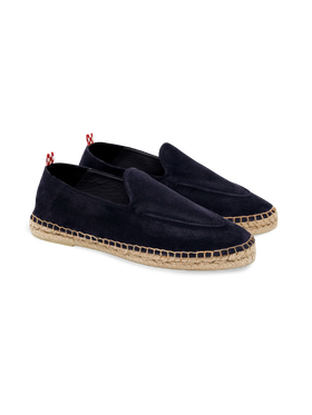 Navy blue suede Armand espadrilles