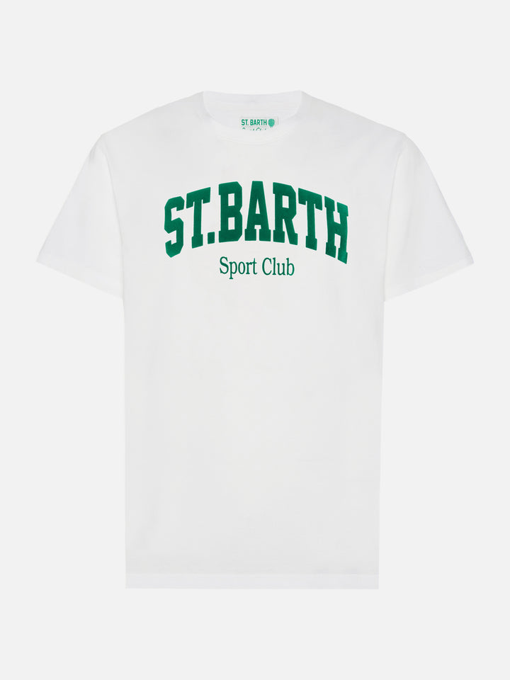Winter cotton t-shirt Arnott with St. Barth sport club print