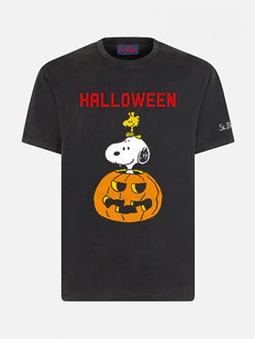 T-shirt da uomo in cotone pesante con stampa Halloween | SNOOPY - EDIZIONE SPECIALE PEANUTS™