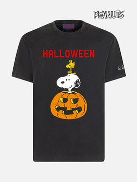 T-shirt da uomo in cotone pesante con stampa Halloween | SNOOPY - EDIZIONE SPECIALE PEANUTS™