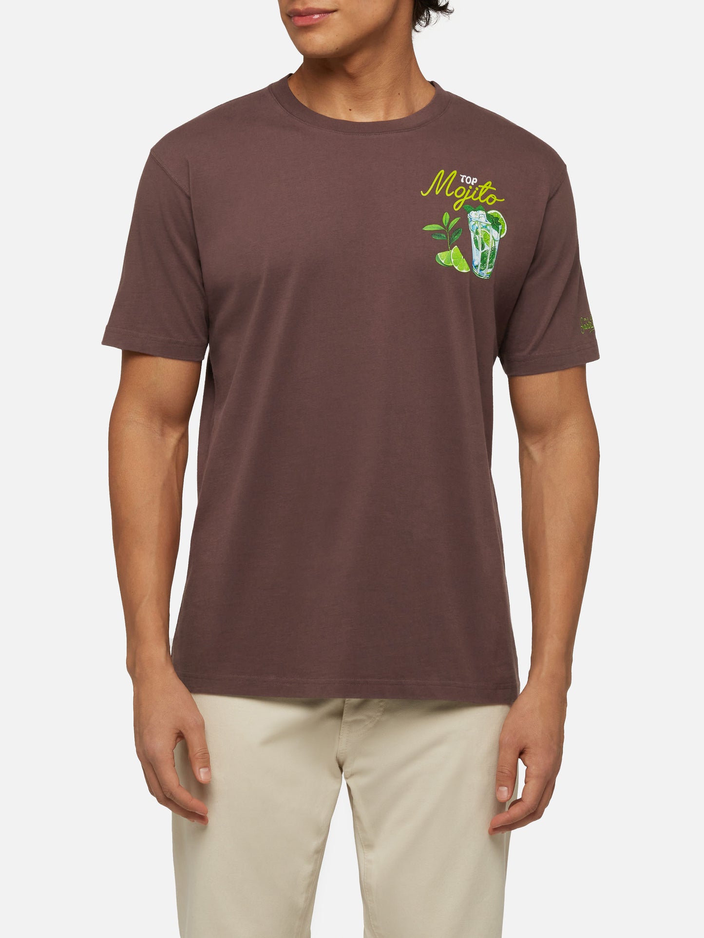 Winter-Baumwoll-T-Shirt Arnott mit Mojito-Print