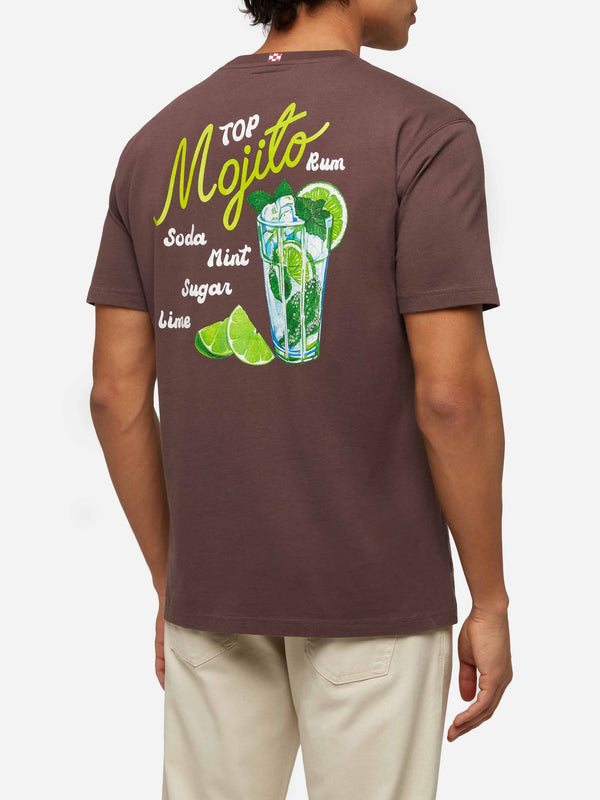 T-shirt invernale in cotone Arnott con stampa Mojito