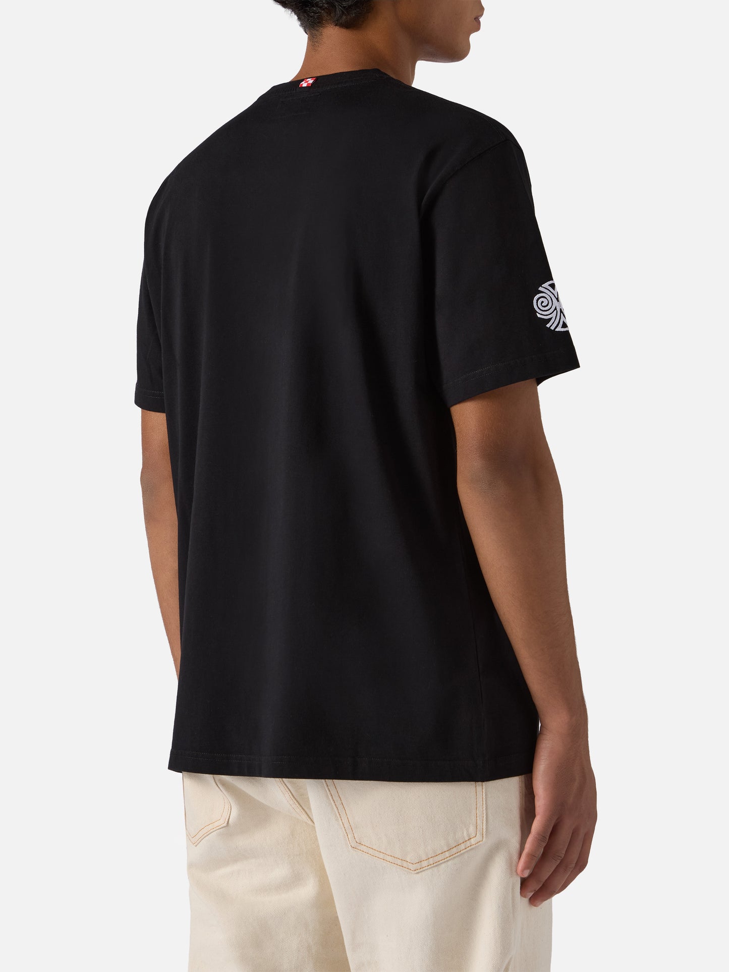 T-shirt Arnott in cotone nero con stampa Nephenta | NEPHENTA SPECIAL EDITION