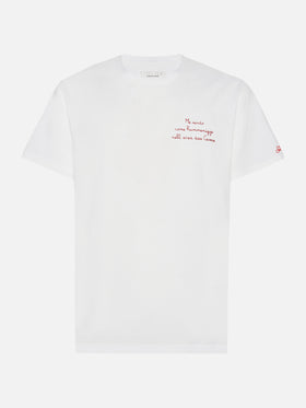 T-shirt in cotone invernale Arnott con ricamo Come Rumenigge... | YUPPIES EDIZIONE SPECIALE