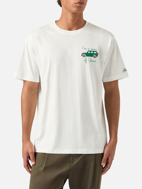 Camiseta de algodón Off white Arnott con bordado I'm A Man Of Class 