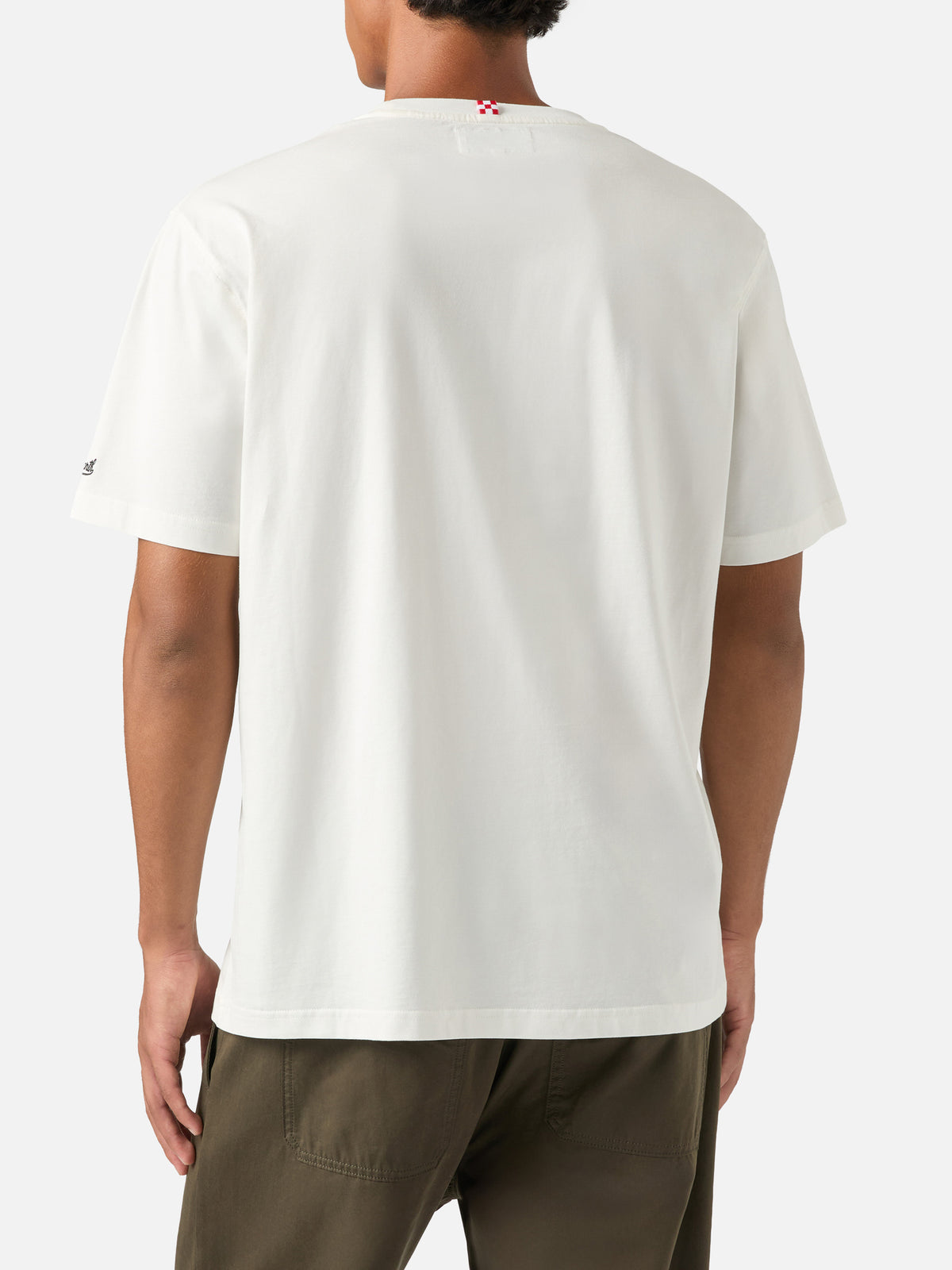 T-shirt en coton Off white Arnott avec broderie It's Gin O'Clock 