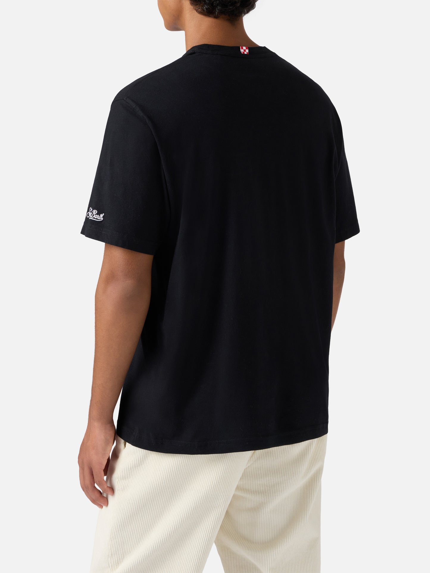 Winter cotton t-shirt Arnott Warm with Dai Fürstengberg embroidery | VACANZE DI NATALE SPECIAL EDITION
