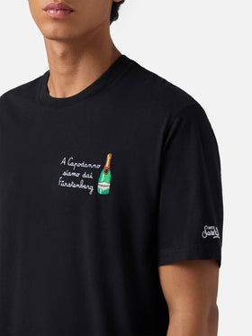 Winter cotton t-shirt Arnott Warm with Dai Fürstengberg embroidery | VACANZE DI NATALE SPECIAL EDITION