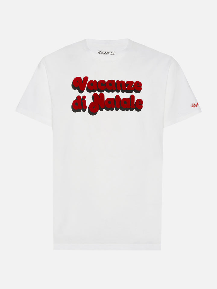 Winter-Baumwoll-T-Shirt Arnott Warm mit Logo-Flockdruck | VACANZE DI NATALE SPECIAL EDITION