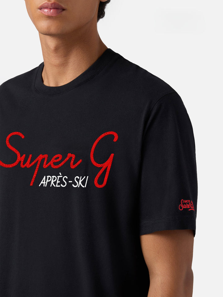 T-shirt in cotone invernale Arnott Warm con ricamo Super G | SPECIAL EDITION SUPER G