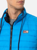 Man bluette padded vest Aspen