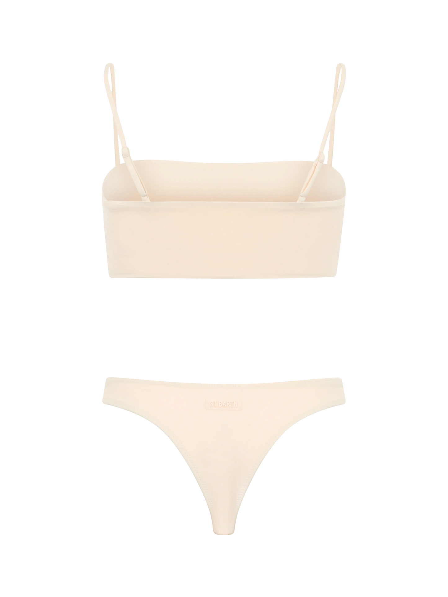 Bikini a fascia beige da donna Athena Naomi con strass