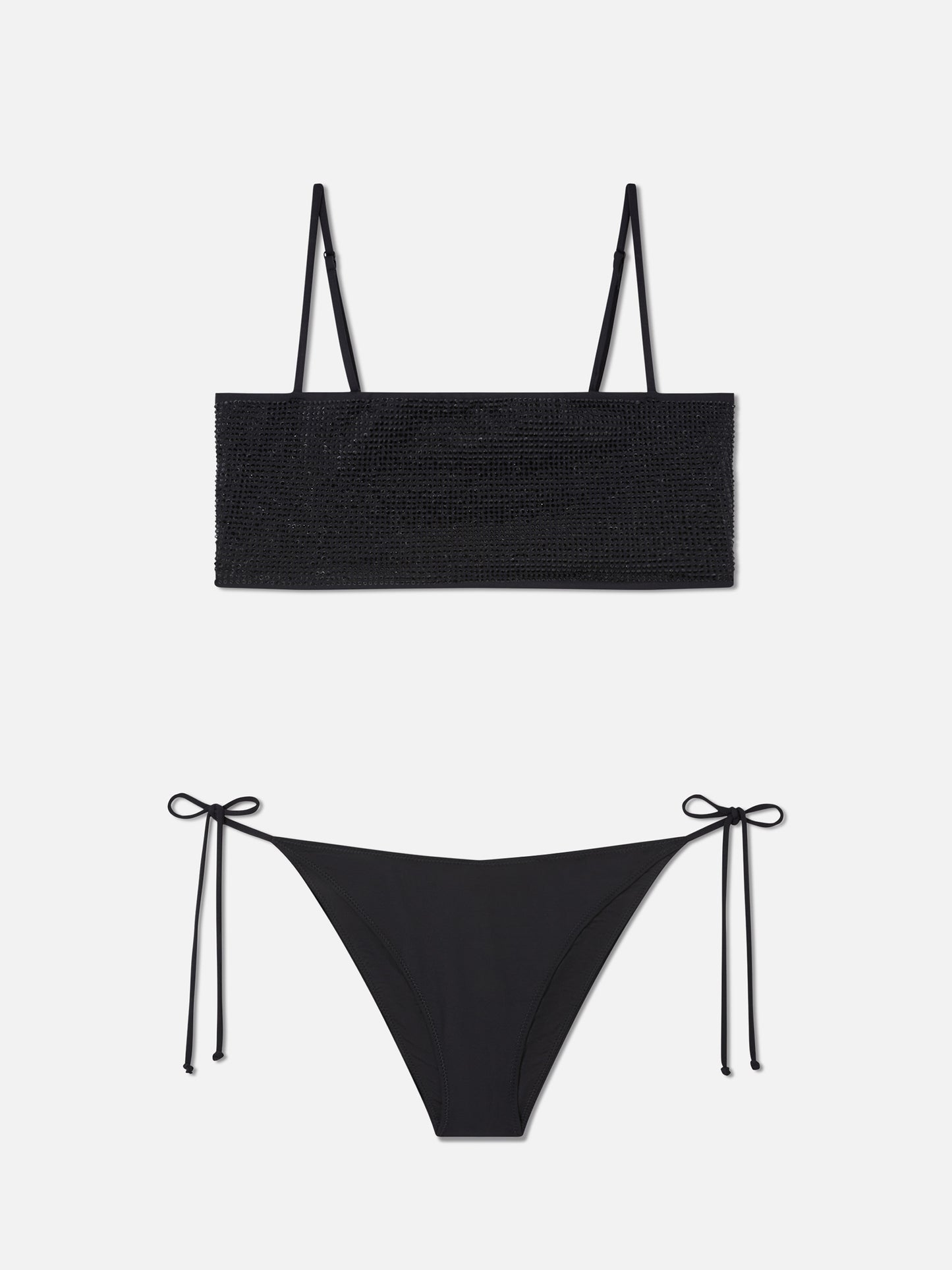 Bikini Athena Virgo fascia nera con strass